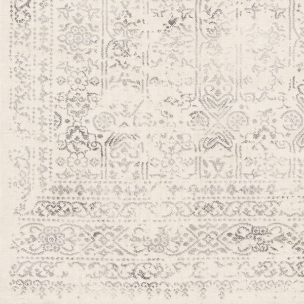 Laurel Foundry Modern Farmhouse DeSoto Oriental Cream/Gray Area Rug